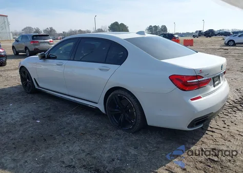 2016 BMW 750I xDrive from USA, damaged, VIN WBA7F2C53GG416090